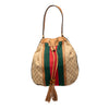 Gucci GG Canvas Web Rania Drawstring Hobo Secondhand