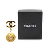 Chanel Gold Plated CC Medallion Brooch Secondhand
