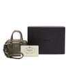 Prada Mini Metallic Saffiano Top Handle Bag Charm Secondhand