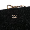 Chanel CC Tweed Chain Around Tablet Holder Crossbody Secondhand