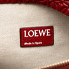 LOEWE Embossed Anagram Leather Repeat T Clutch Secondhand