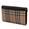 Secondhand Burberry House Check Canvas and Leather Hannah Wallet on Strap