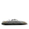 Balenciaga Chevre Motocross Metallic Edge Clutch Secondhand