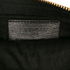 Balenciaga Chevre Motocross Metallic Edge Clutch Secondhand