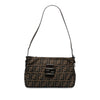 Fendi Zucca Canvas Shoulder Bag Secondhand