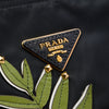 Prada Saffiano Trimmed Tessuto Parrot Applique Tote Secondhand