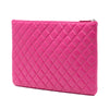 Chanel Large Quilted Caviar O Case Clutch Secondhand