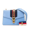 Gucci Small Leather Sylvie Web Satchel Secondhand
