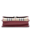 Burberry Small Leather and House Check Canvas Derby Macken Crossbody Secondhand