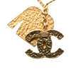 Chanel CC Gold Plated Enamel Jacket Pendant Necklace Secondhand