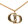 Secondhand Dior Gold Plated CD Logo Pendant Necklace