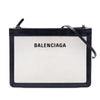 Balenciaga Canvas Navy Pochette M Crossbody Secondhand