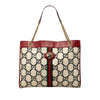 Gucci Large GG Tweed Web Rajah Tote Secondhand