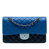 Chanel Medium Classic Tricolor Lambskin Double Flap Secondhand