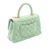 Chanel Mini Quilted Caviar Coco Chain Top Handle Bag Secondhand