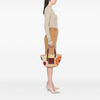 Secondhand LOEWE Large Floral Embroidered Raffia Basket Tote