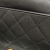 Chanel Medium Quilted Lambskin Logo Enchained Flap Secondhand