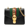 Gucci Mini Calfskin Web Sylvie Chain Satchel Secondhand