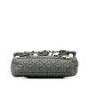 Chanel Medium Cotton Striped Double Flap Secondhand