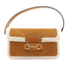 Gucci Mini Shearling Suede 1955 Horsebit Handbag Secondhand