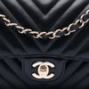 Chanel Medium Classic Chevron Lambskin Double Flap Secondhand
