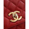 Chanel Small Quilted Caviar Coco Top Handle Bag Secondhand