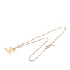 Chanel CC Gold Plated Enamel Arrow Pendant Necklace Secondhand
