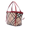 Burberry Supernova Check Coated Canvas Whipstitch Tote Secondhand