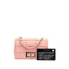 Chanel Mini Stitched Chocolate Bar Iridescent Lambskin Reissue 2.55 Flap Secondhand
