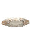 Alexander McQueen Medium Satin De Manta Printed Clutch Secondhand