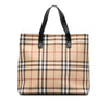 Burberry House Check Coated Canvas Tote Secondhand