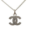 Chanel CC Brass Strass Pendant Necklace Secondhand