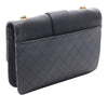 Chanel Large Quilted Sheepskin Front Chain Flap Secondhand