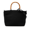 Gucci Nylon Bamboo Satchel Secondhand