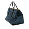Miu Miu Matelasse Denim Biker Tote Secondhand