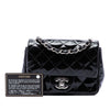 Chanel Mini Square Classic Patent Single Flap Secondhand