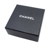 Chanel Gold Plated and Resin CC Flower Push Back Earrings Secondhand