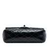 Chanel Mini Rectangular Classic Patent Single Flap Secondhand
