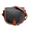 Celine Medium Triomphe Coated Canvas Folco Crossbody Secondhand