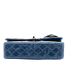 Chanel Medium Classic Glazed Calfskin Camellia Double Flap Secondhand