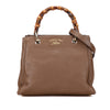 Gucci Small Calfskin Bamboo Shopper Satchel Secondhand
