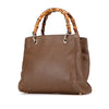 Gucci Small Calfskin Bamboo Shopper Satchel Secondhand