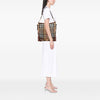 Burberry House Check Canvas Gosford Bridle Satchel Secondhand