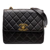 Chanel XL CC Quilted Lambskin Square Single Flap Secondhand