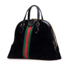 Gucci Medium Suede Ophidia Web Dome Satchel Secondhand