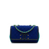 Secondhand Chanel Medium Tricolor Jersey CC Filigree Flap