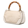 Gucci Medium GG Canvas New Bamboo Satchel Secondhand