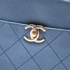 Chanel Small Quilted Metallic Goatskin Casual Trip Camera Bag Secondhand