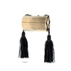 Saint Laurent Ribbed Acrylic Lambskin Fringe Monogram Opium Box Bag Secondhand