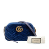 Gucci Small GG Marmont Matelasse Velvet Crossbody Secondhand